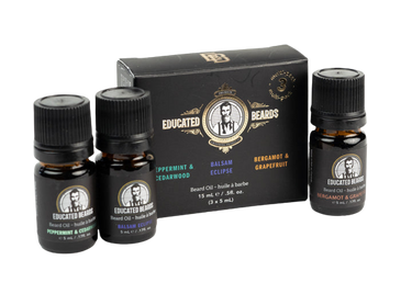 Educated Beard 3 Pack Beard Oil 15ml